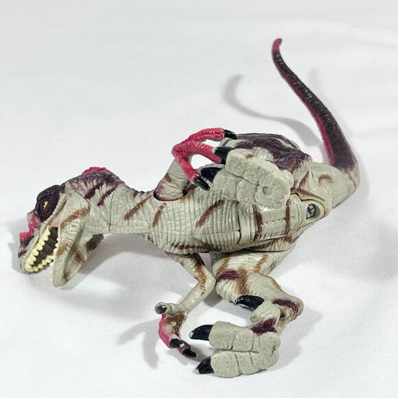 Jurassic Park 3 Dilophosaurus Velociraptor Triceratops Lot of 3 Hasbro 2000 - Picture 10 of 16